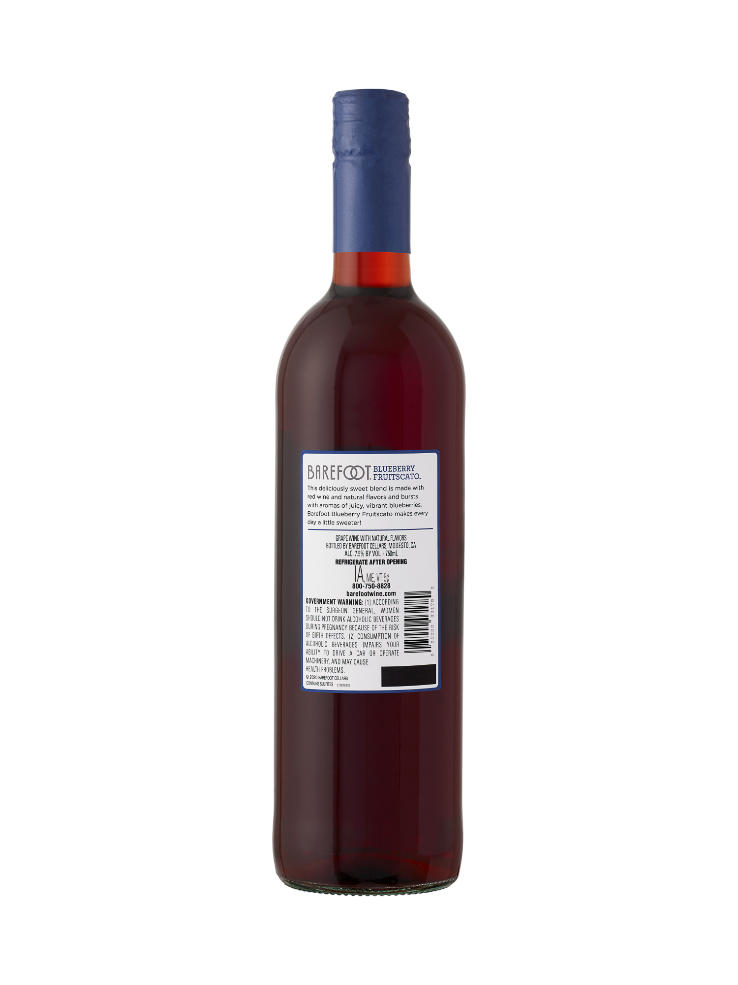 Buy BAREFOOT BLUEBERRY FRUITSCATO 750ML The Barrel Room