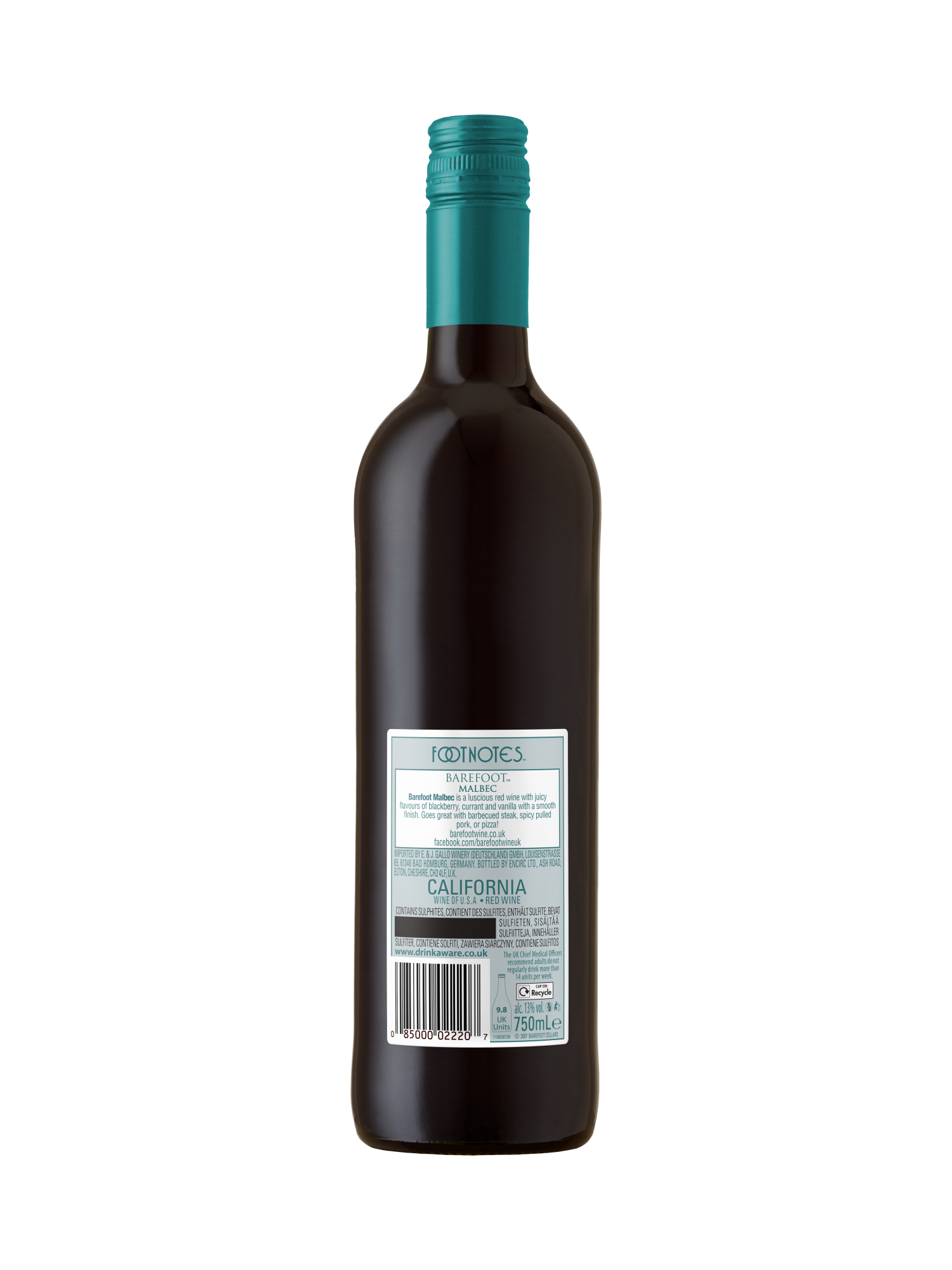 Barefoot Malbec 750ML image number 3