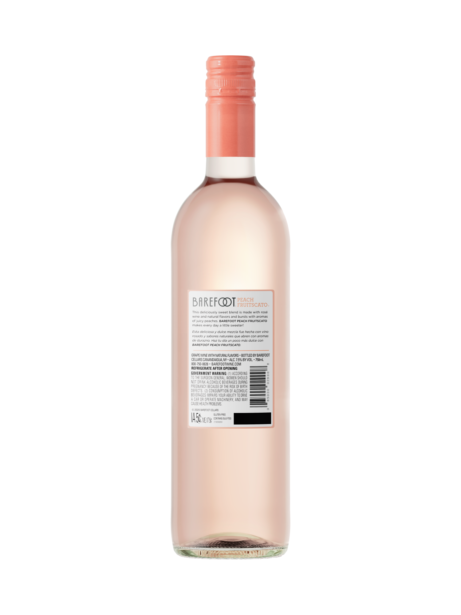 Buy Barefoot Peach Fruitscato 750ML Wine Online The Barrel Room