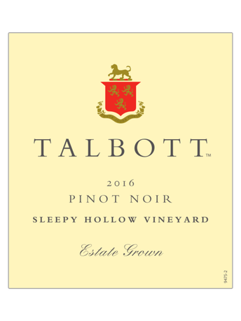 Talbott Sleepy Hollow Pinot Noir V16 750ML image number 5