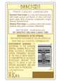 Barefoot Cellars Pinot Grigio 750ML image number 8