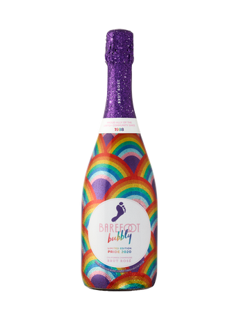 Barefoot Bubbly Limited Edition Pride Bottle - Brut Rose 750ML image number 1