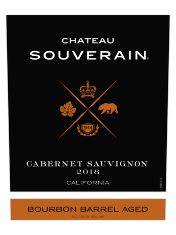 Chateau Souverain Bourbon Barrel Aged Cabernet Sauvignon V18 750ML image number 3