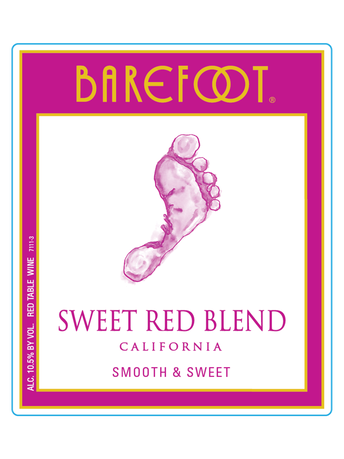 Barefoot Sweet Red Blend 750ML image number 3