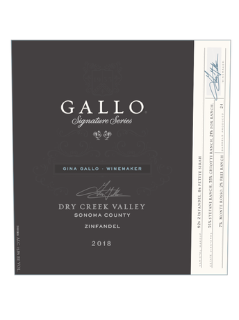 Gallo Signature Series Zinfandel V18 750ML image number 3