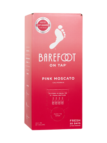 Barefoot Pink Moscato 3.0L image number 4