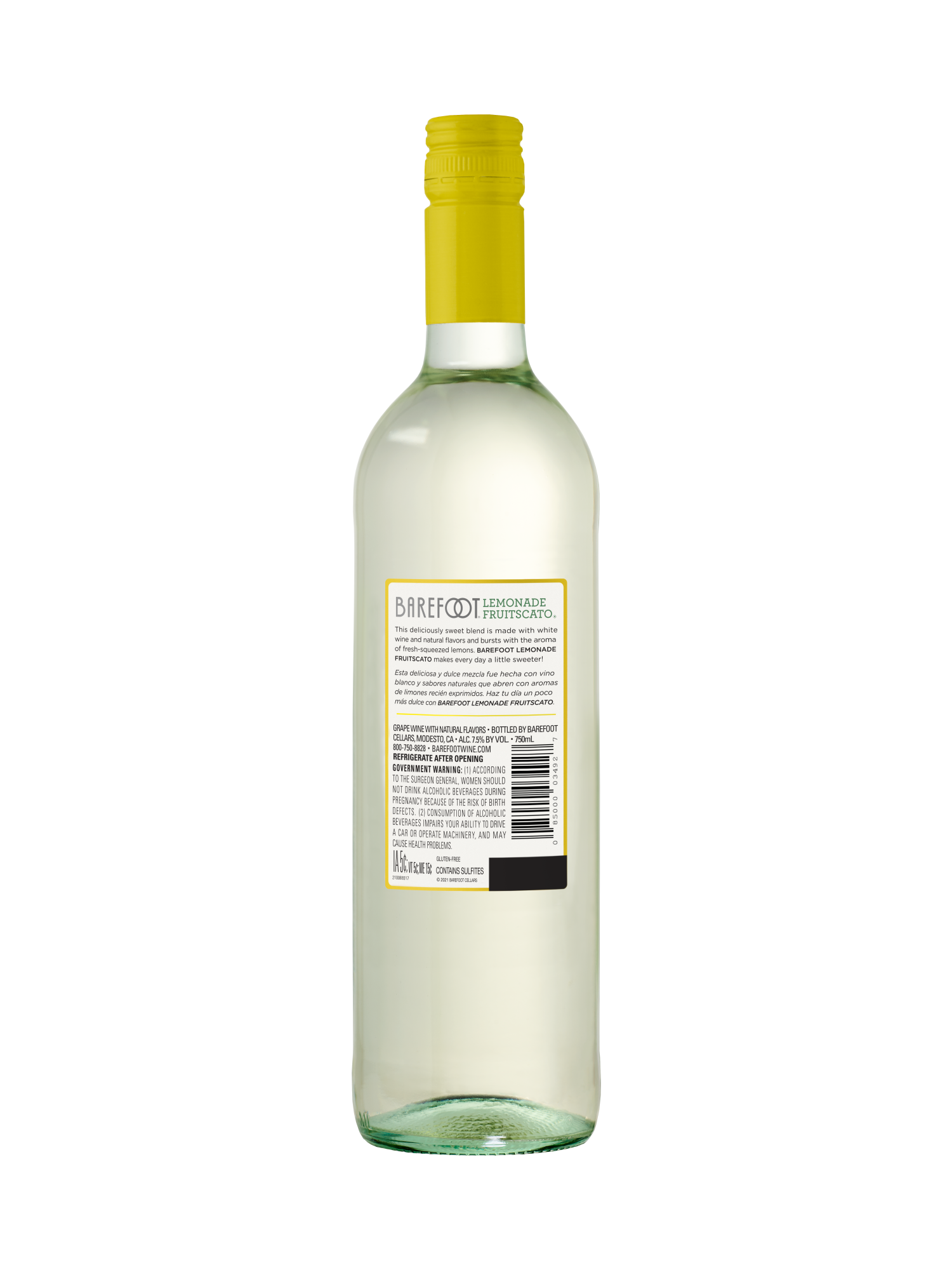 Buy Barefoot Lemonade Fruitscato 750ML Wine Online The Barrel Room