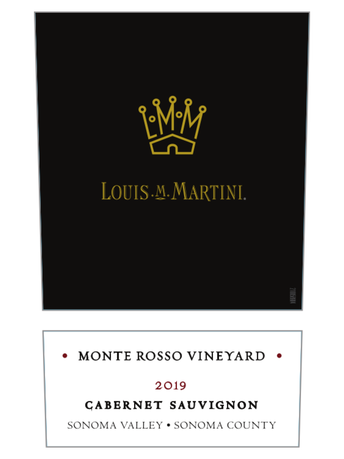 Louis M. Martini Monte Rosso Vineyard Cabernet Sauvignon V19 750ML image number 3