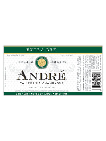 André Champagne Extra Dry 750ML image number 2