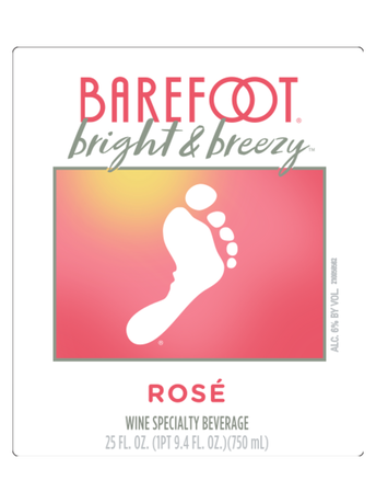 Barefoot Bright & Breezy Rosé 750ML image number 5