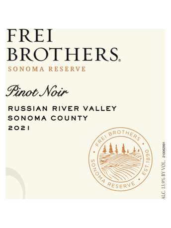 Frei Brothers Russian River Valley Pinot Noir V21 750ML image number 3