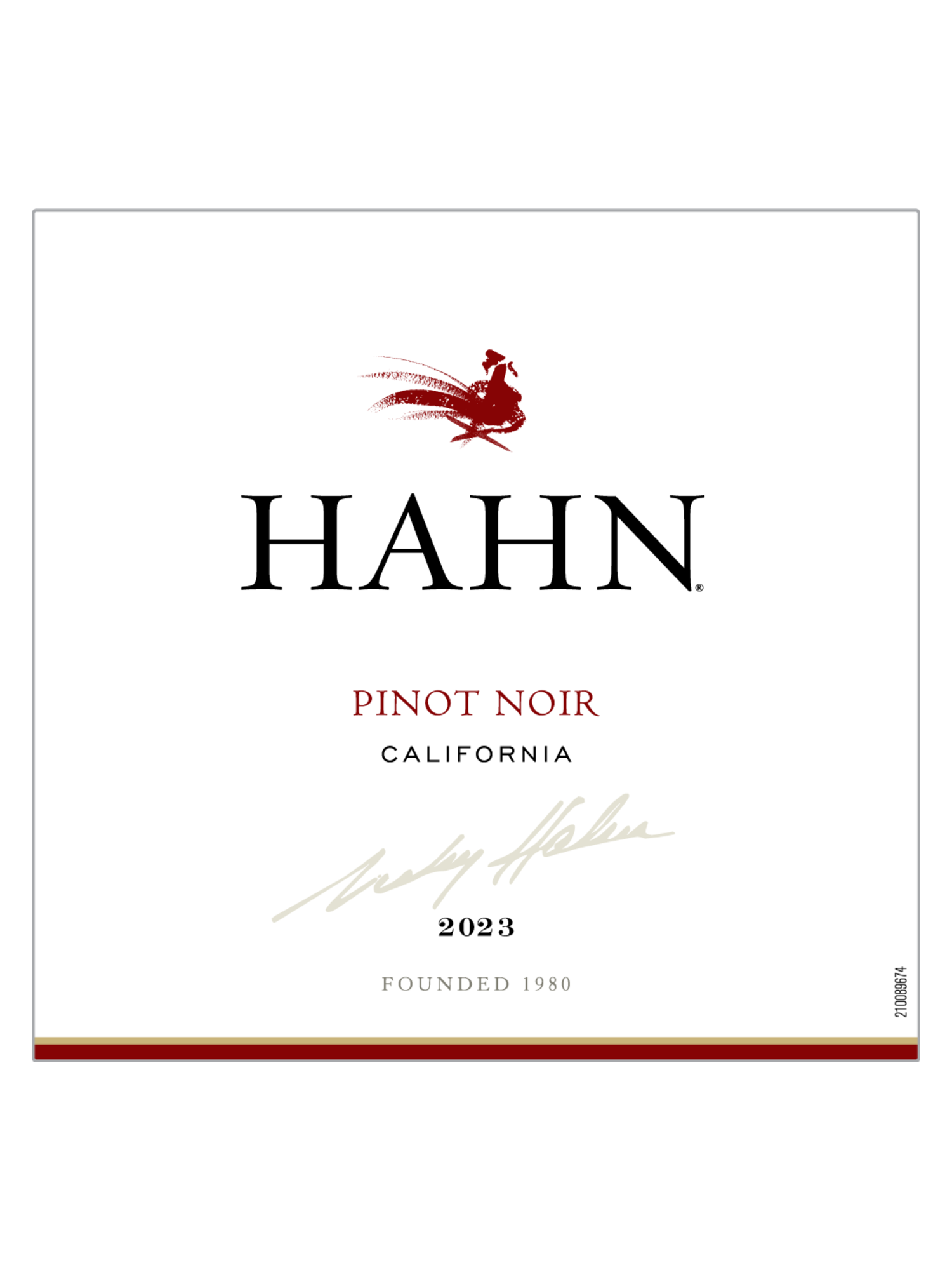 Hahn Founders Pinot Noir V23 750ML image number 3