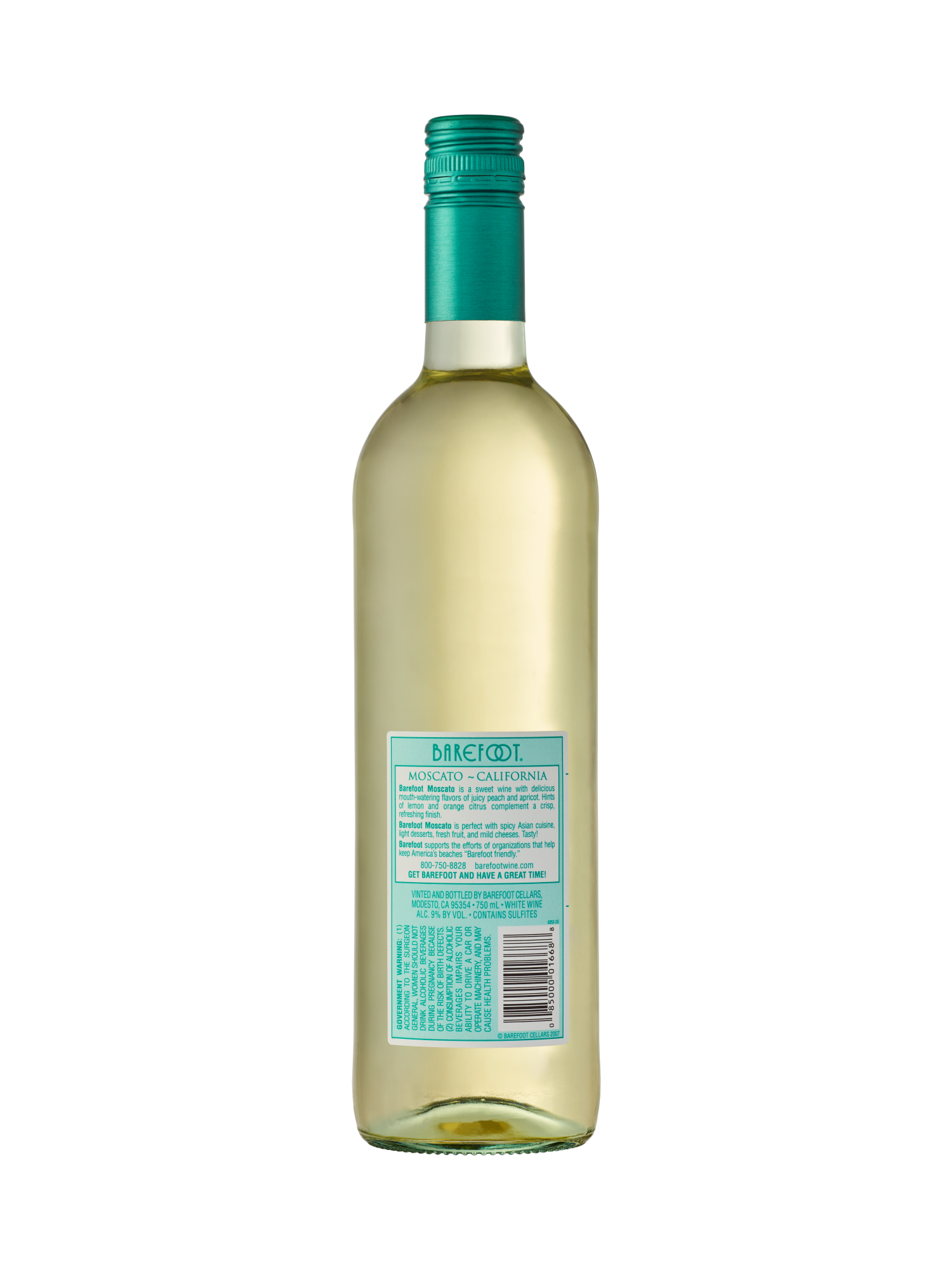 Barefoot Moscato 750ML image number 2