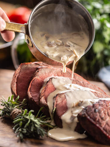 Filet Mignon with Mushrooms