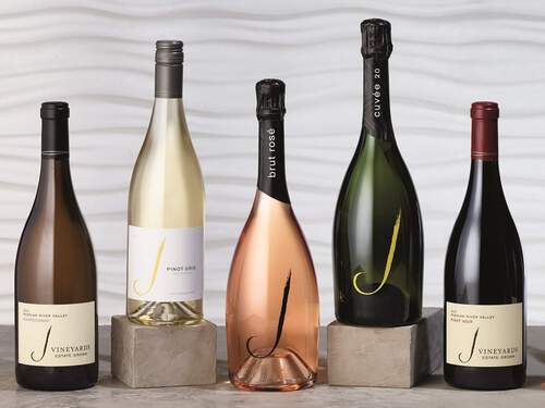 J Vineyards Bottles Shot
