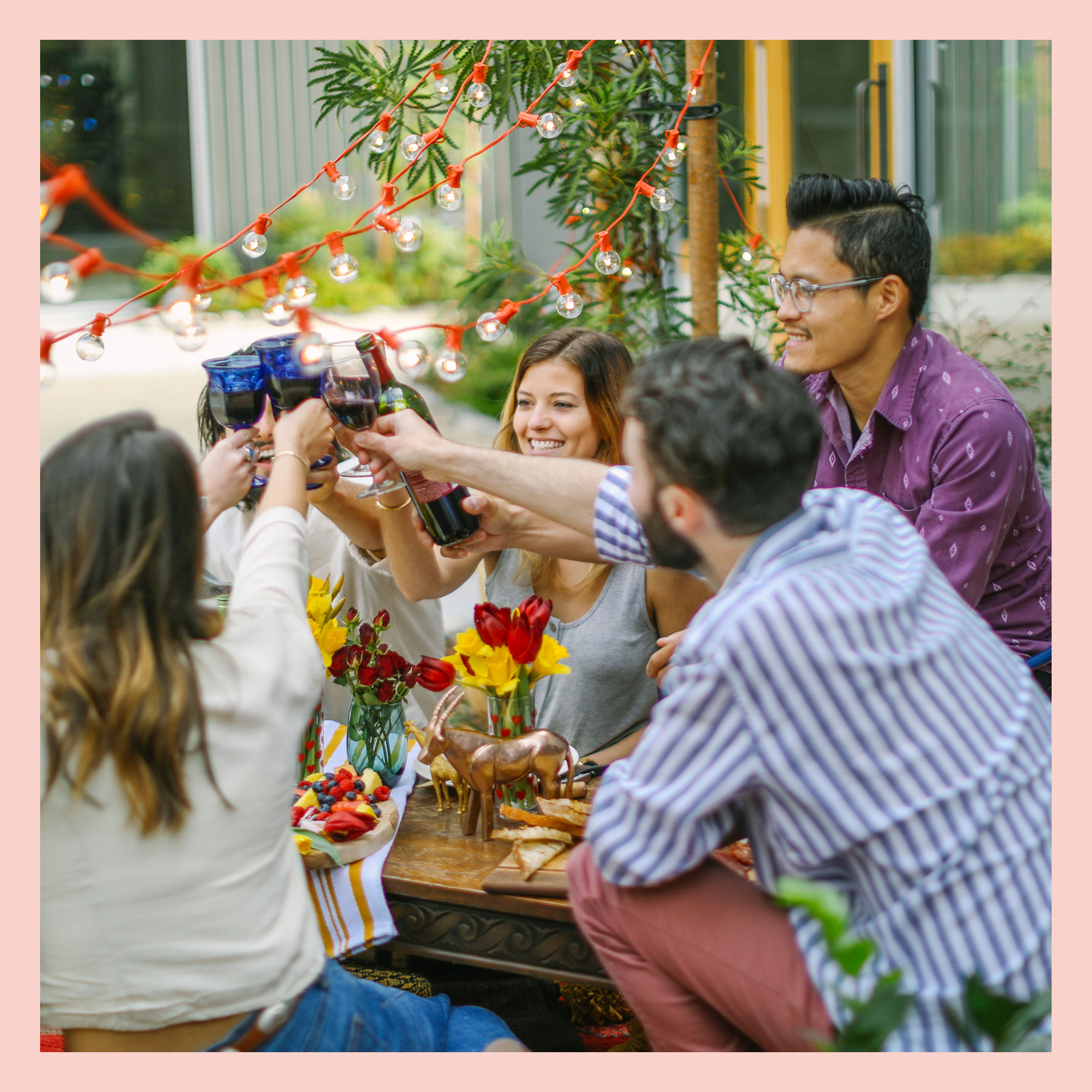 Friends at Valentines Image