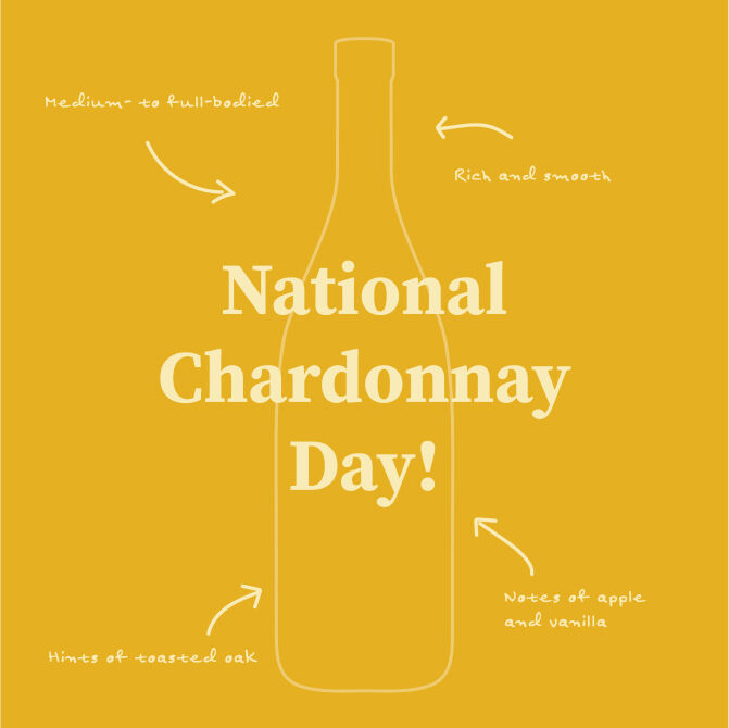 Chardonnay Illustration with tasting notes