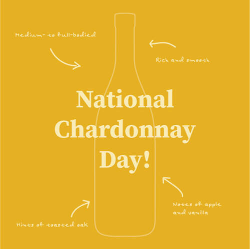 Chardonnay Illustration with tasting notes
