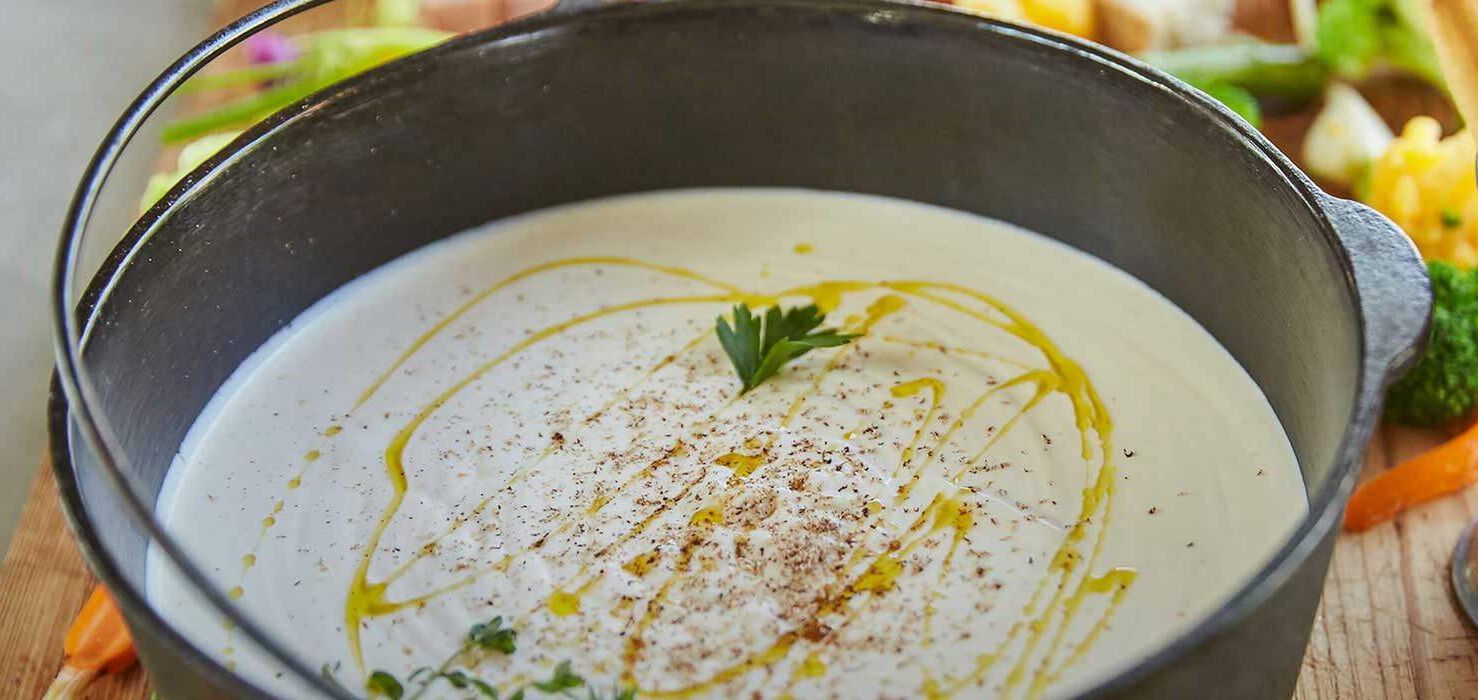 Fontina Fondue Recipe Image