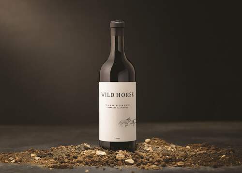 Wild Horse Wine Bottle Image