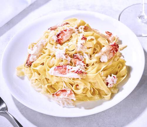 Crab Tagliatelle Recipe Image