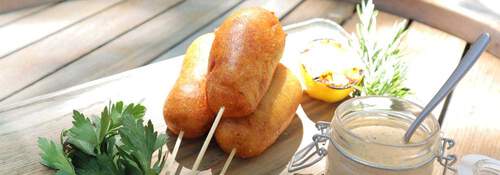 Lobster Corn Dog Recipe Image