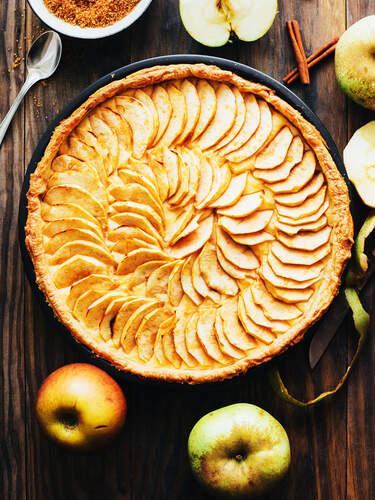 Baked Apple Pie Tart