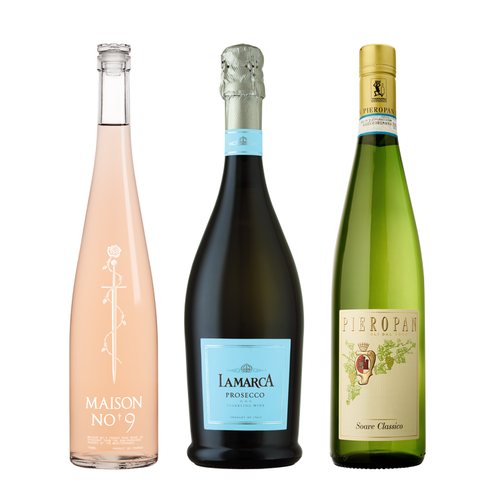 Rose, Sparkling & Soave Bottle Images