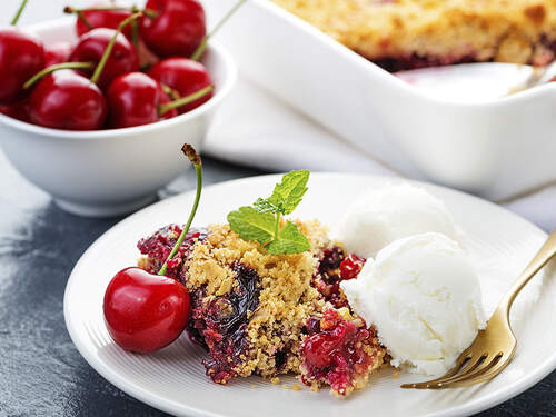 Cherry Cobbler Recipe Image