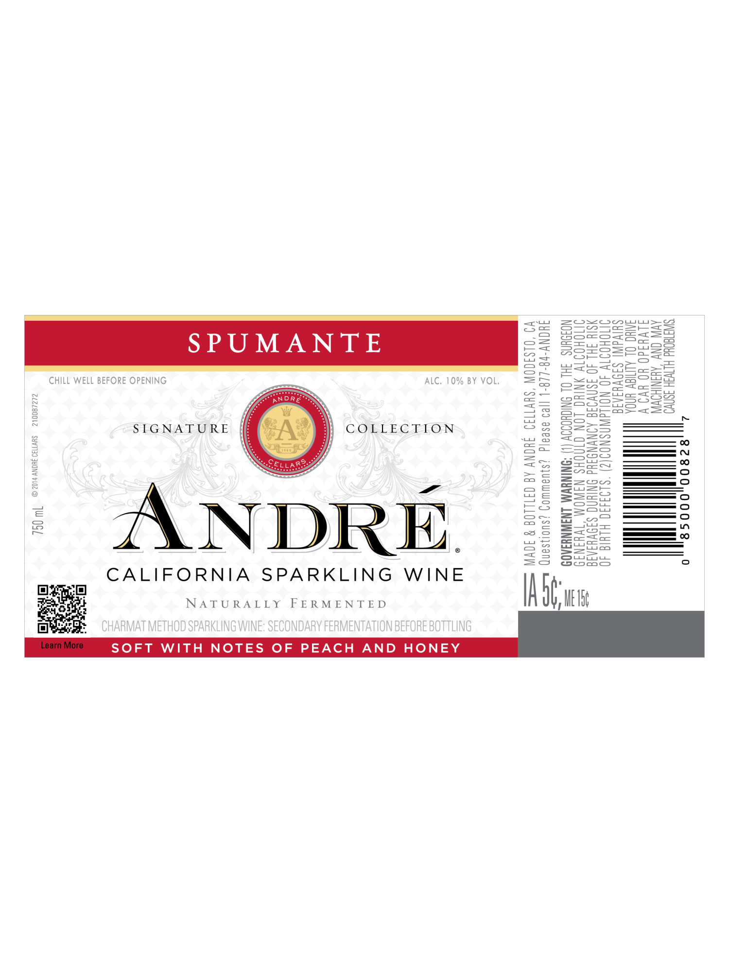 Andr&eacute; Spumante 750ML image number 6