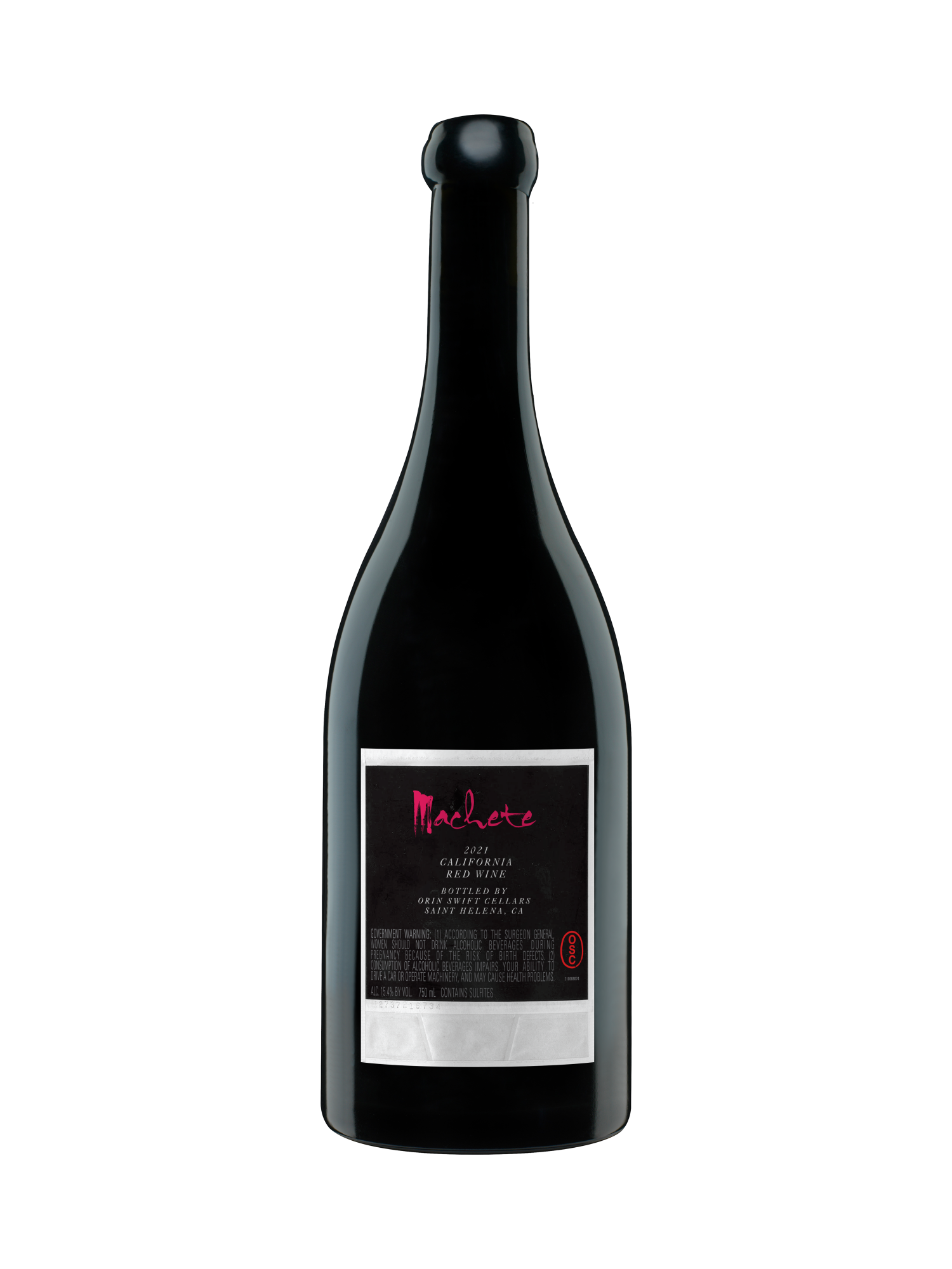 Orin Swift Machete 750ML 2021 image number 2
