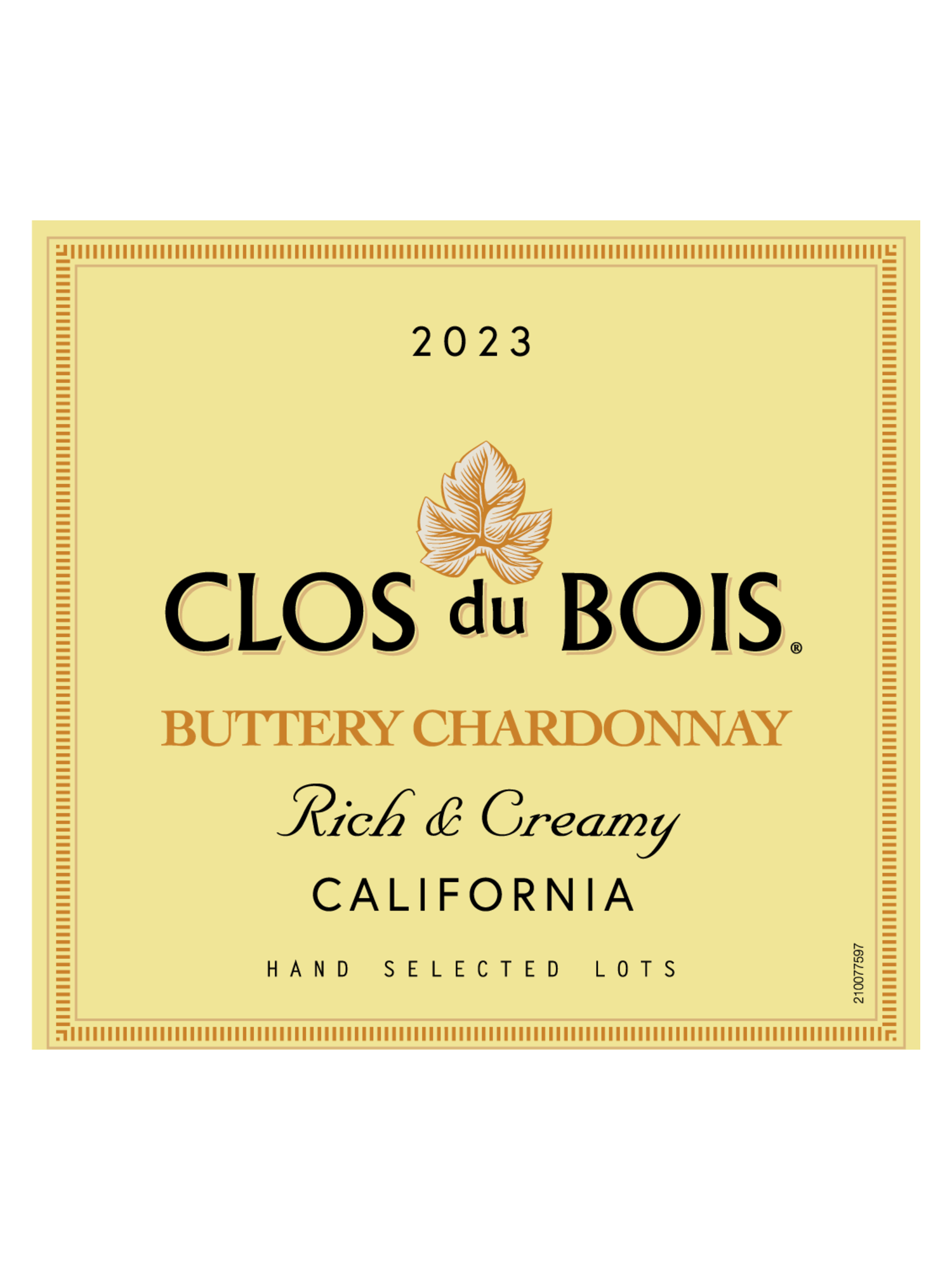 Clos du Bois Buttery Chardonnay V23 750ML image number 3