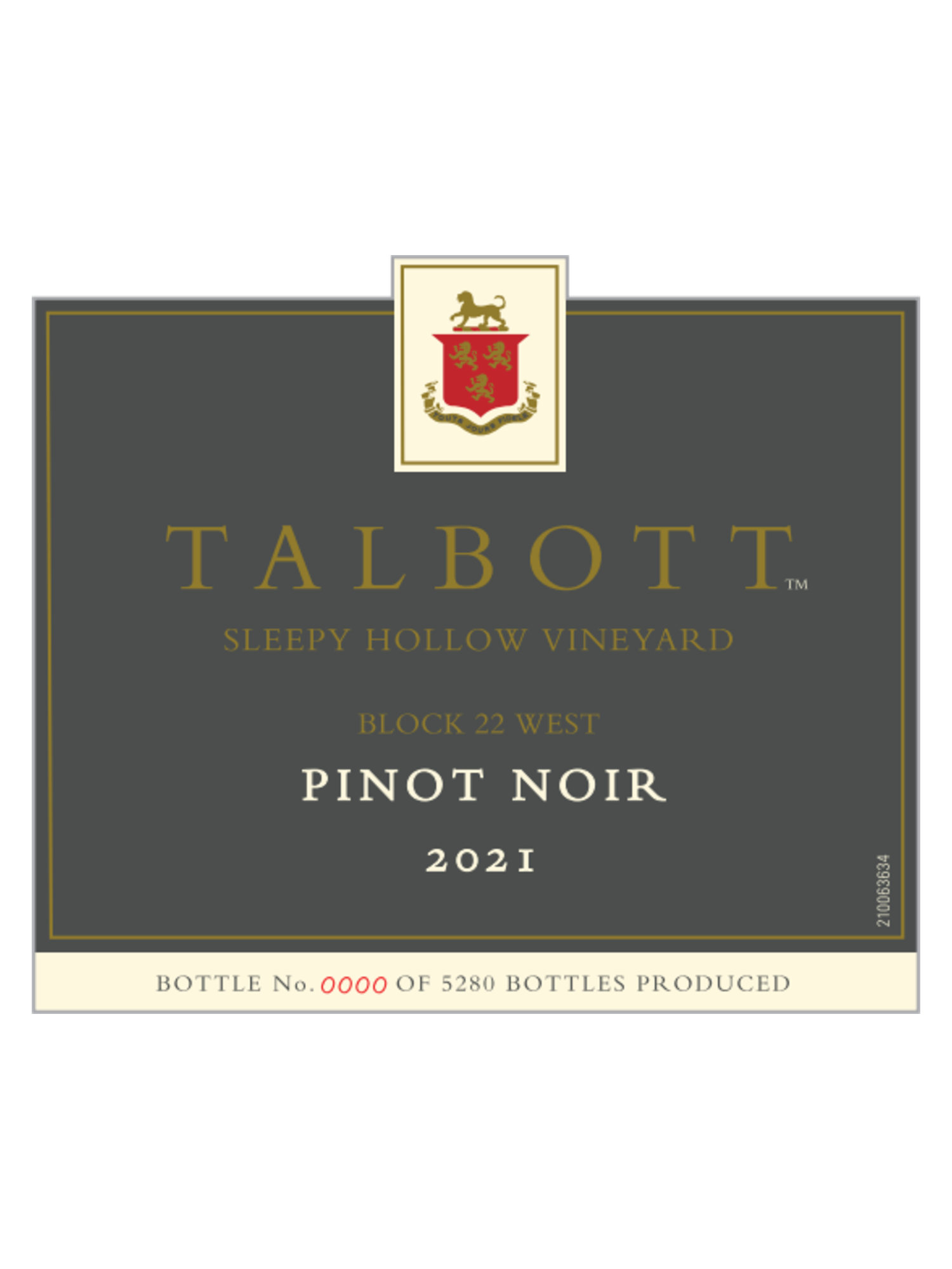 Talbott Sleepy Hollow Pinot Noir V21 750ML image number 3