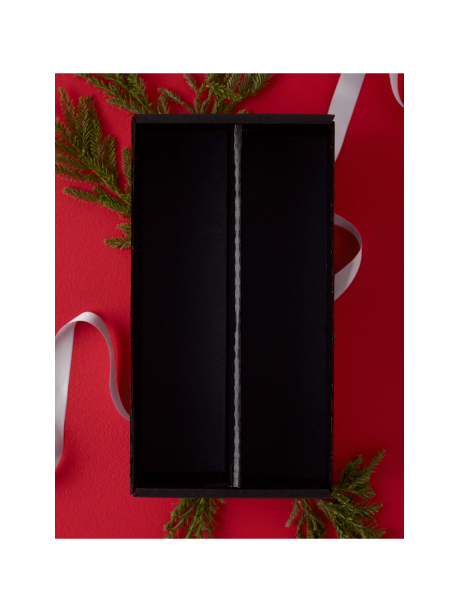 BLACK GIFT BOX 2 BOTTLE image number 1