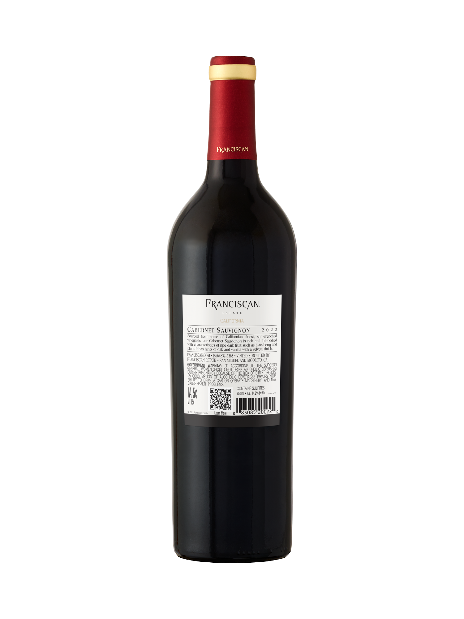 Franciscan Cabernet Sauvignon V22 750ML image number 2