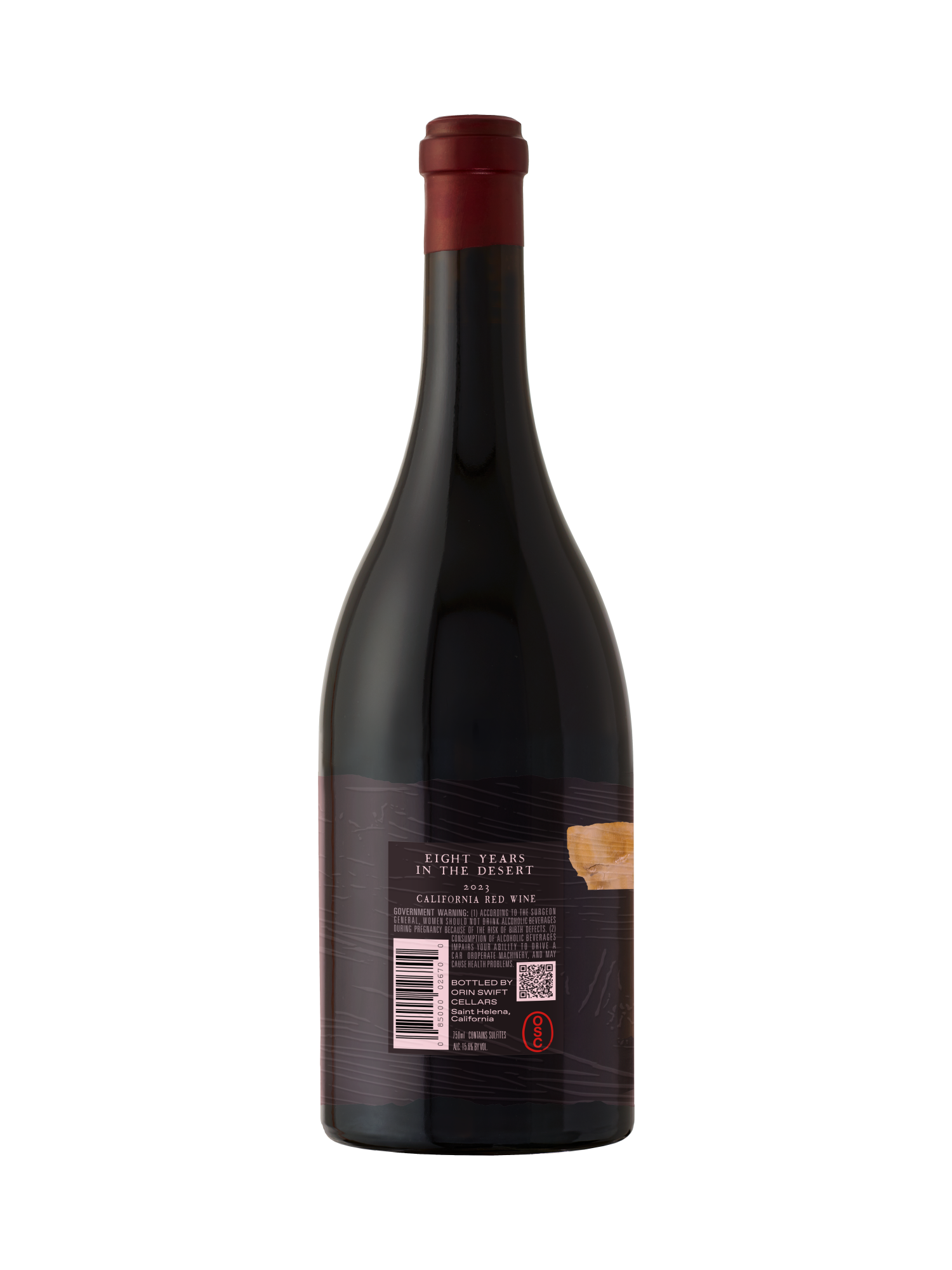 Orin Swift 8 Years in the Desert 750ML 2023 image number 2