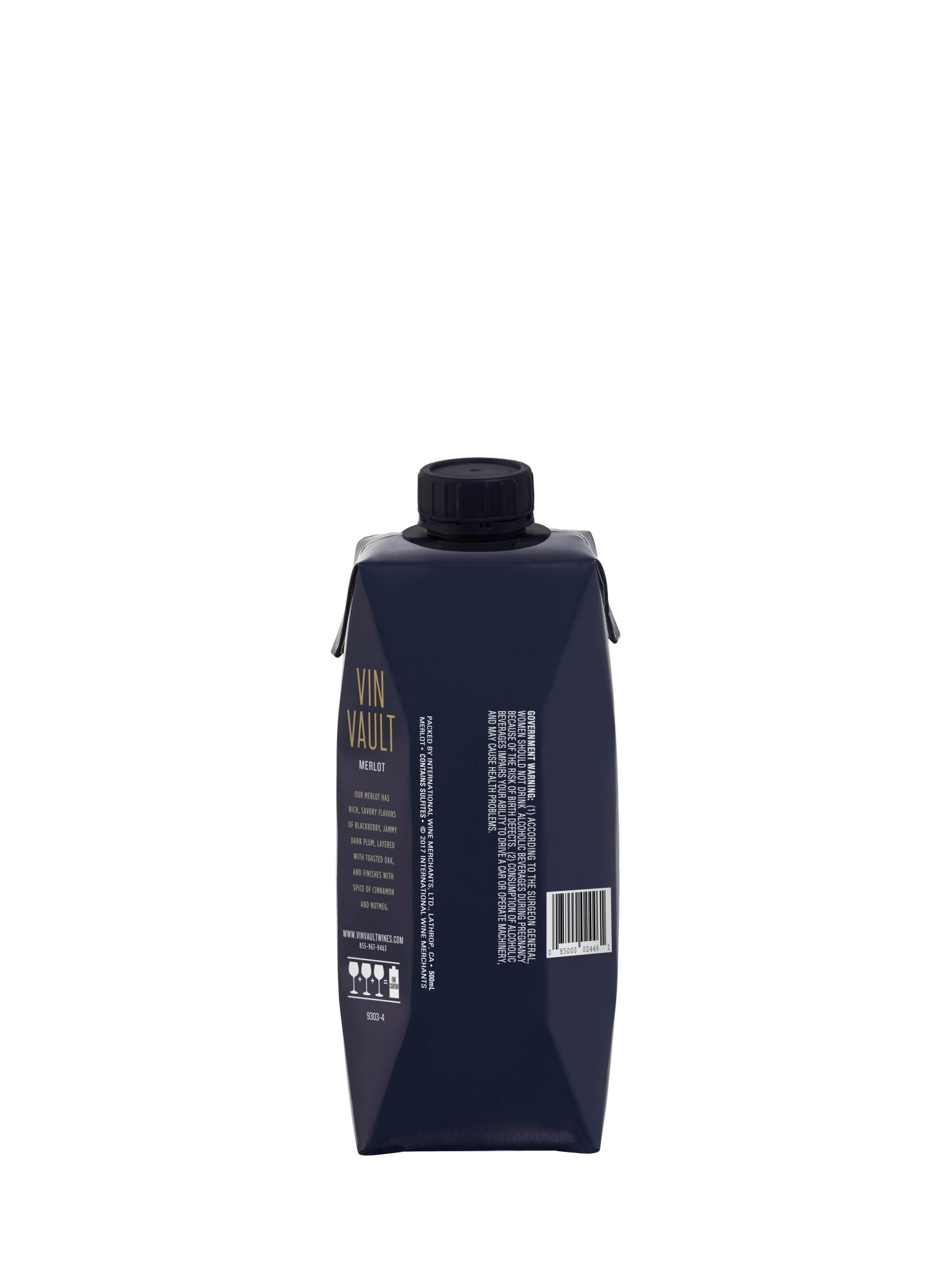 Vin Vault Merlot  500ML image number 2