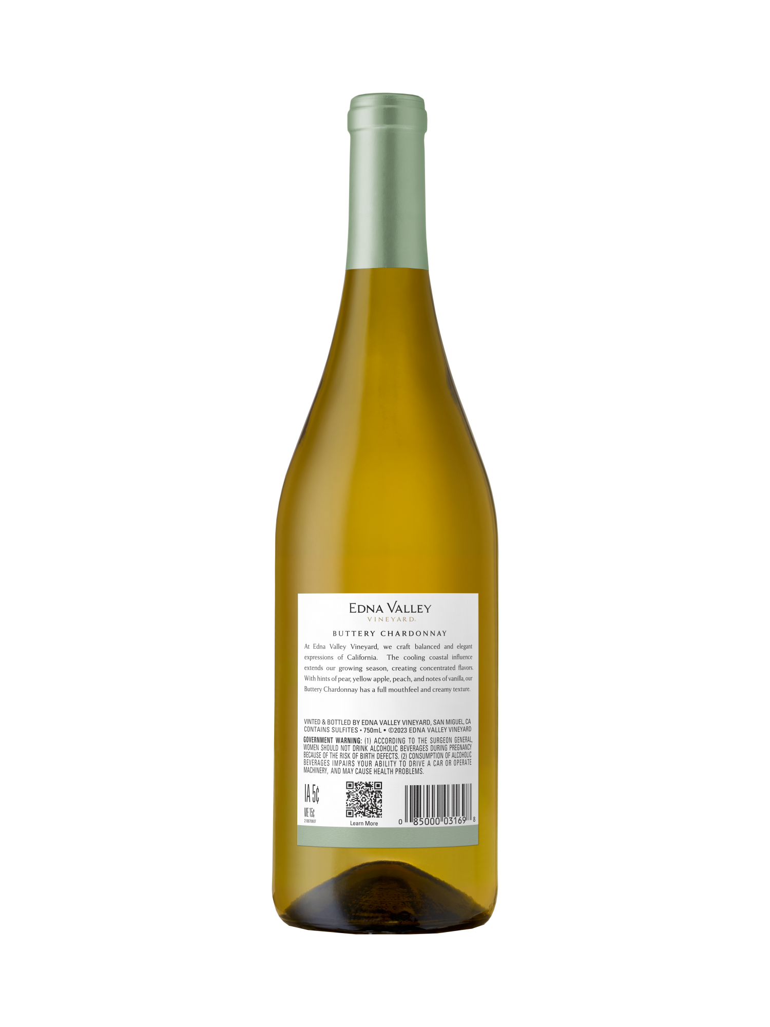 Edna Valley Vineyard Buttery Chardonnay V22 750ML image number 2
