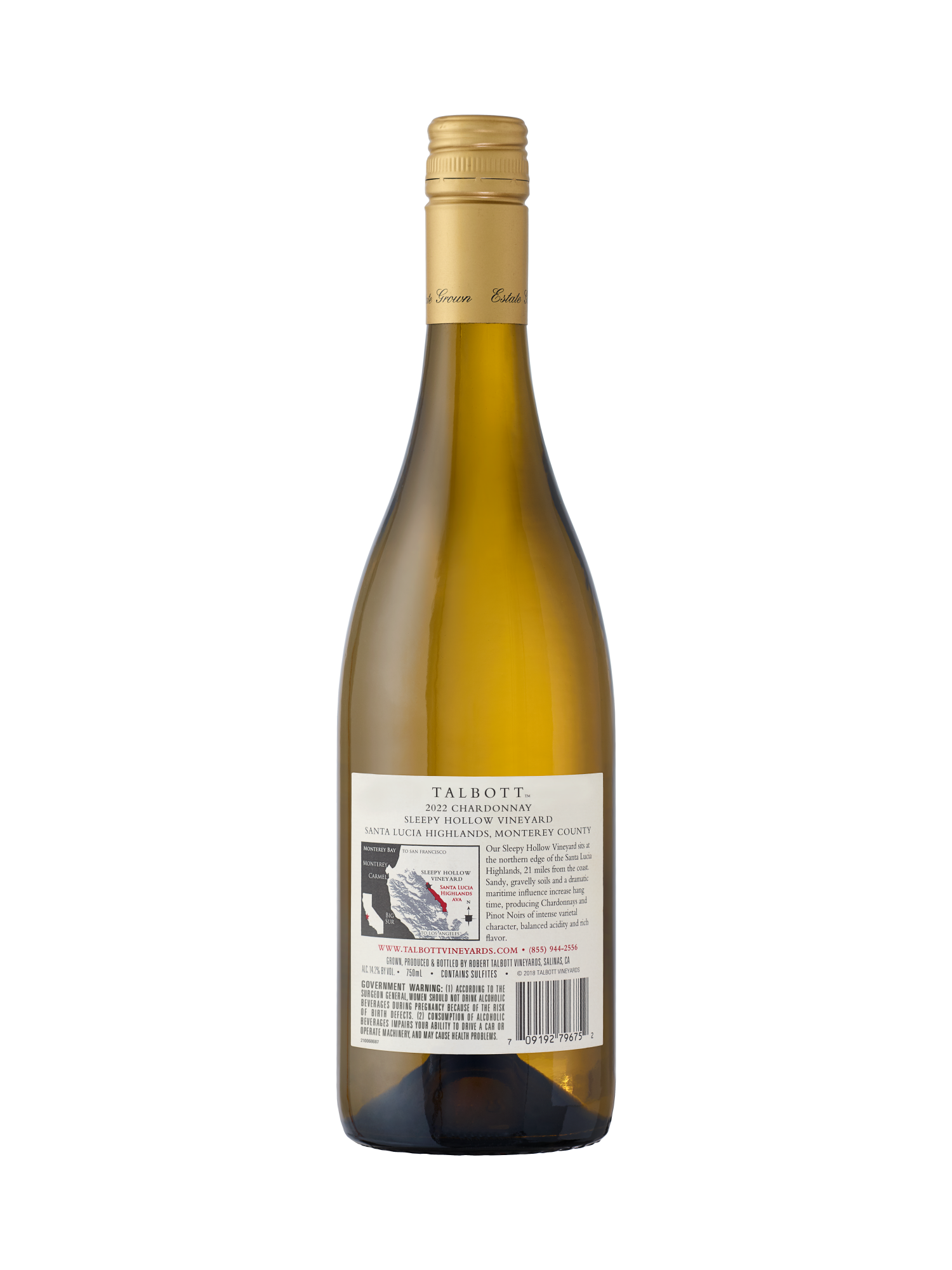 Talbott Sleepy Hollow Chardonnay V22 750ML image number 2