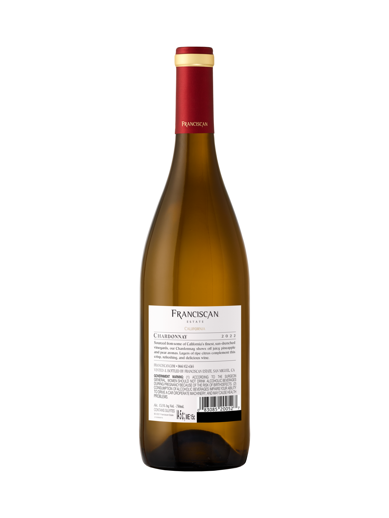 Franciscan Chardonnay V22 750ML image number 2