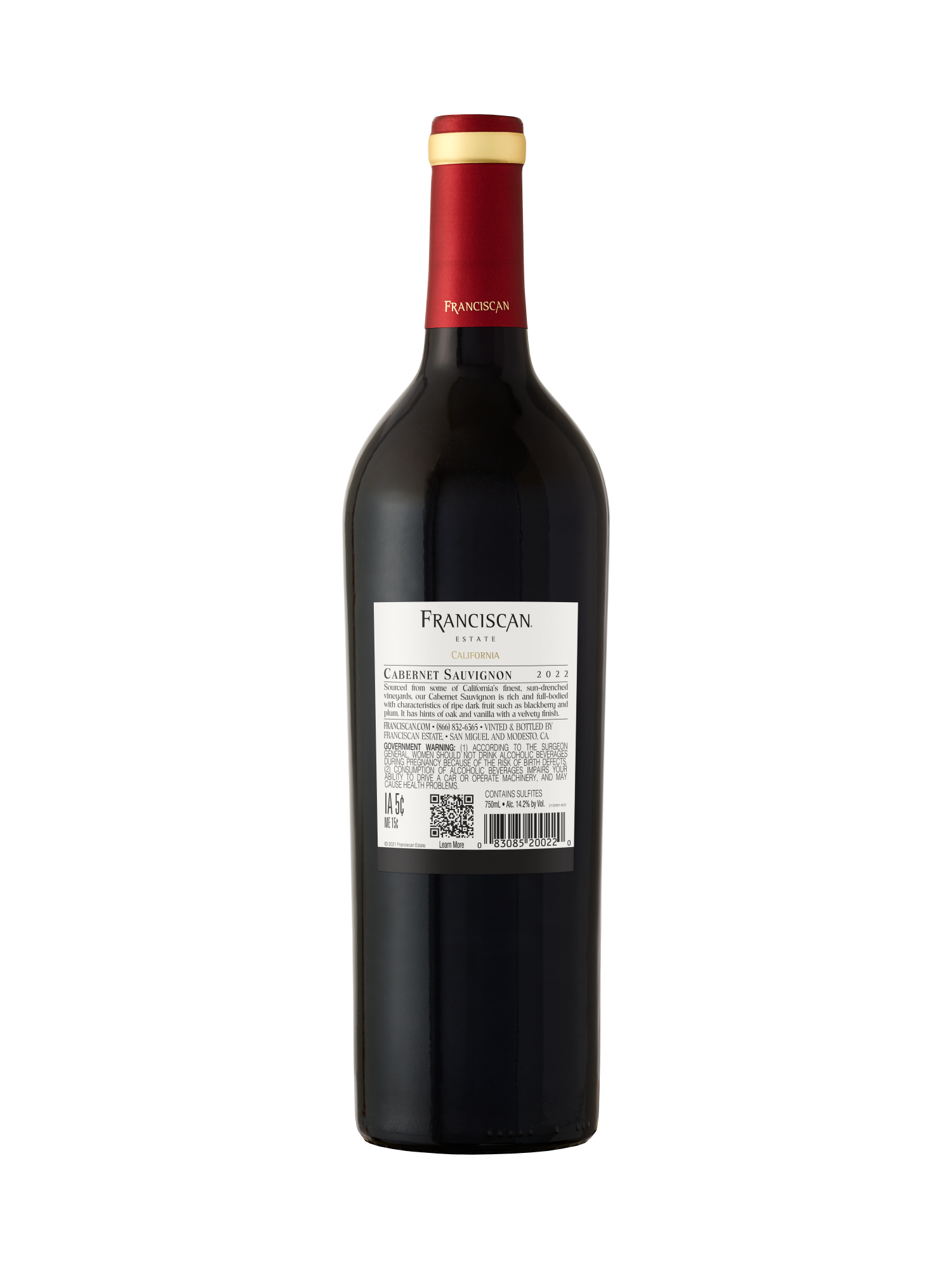 Franciscan Cabernet Sauvignon V22 750ML image number 3