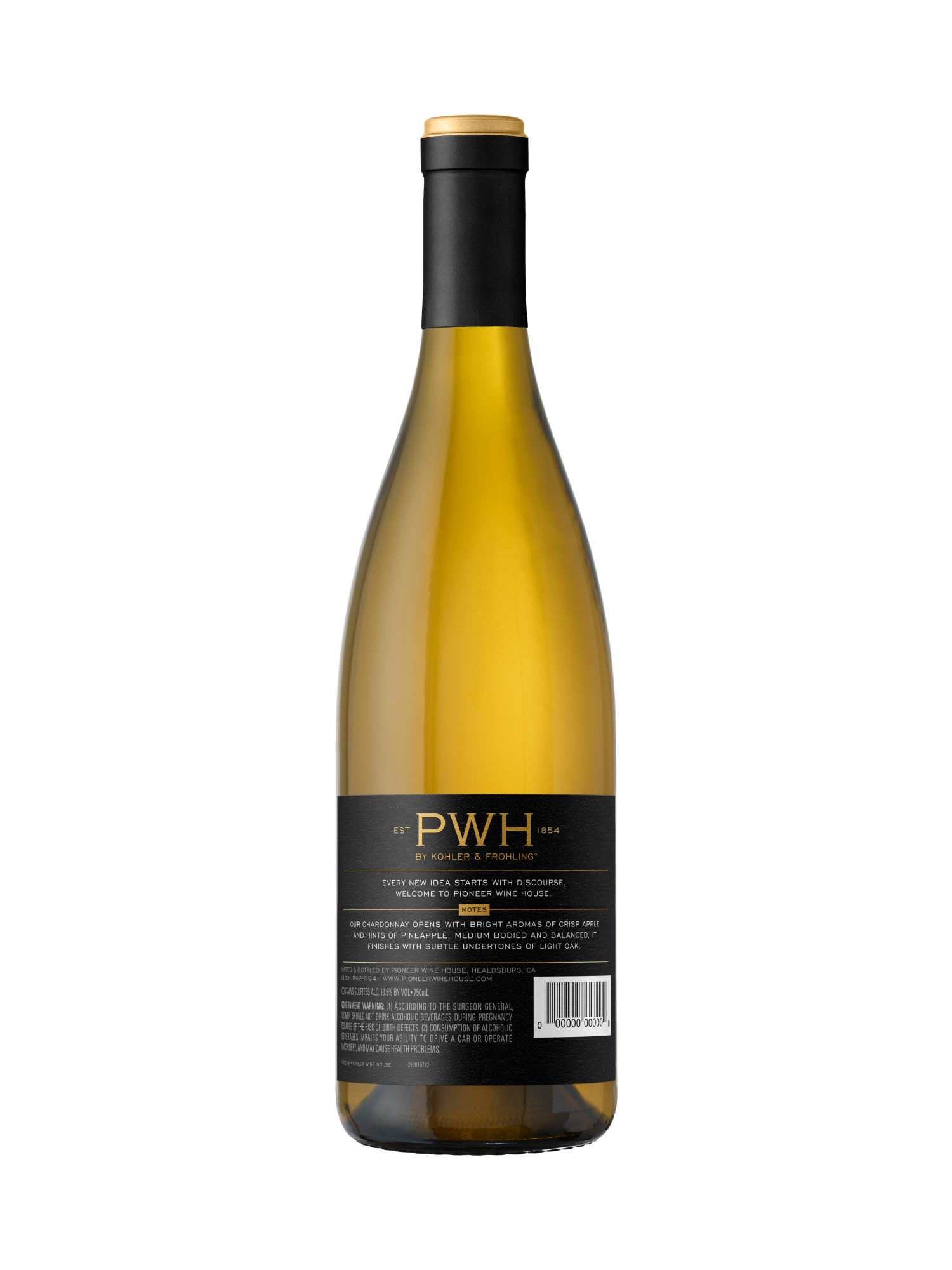 Pioneer Wine House Chardonnay V18 750ML image number 2