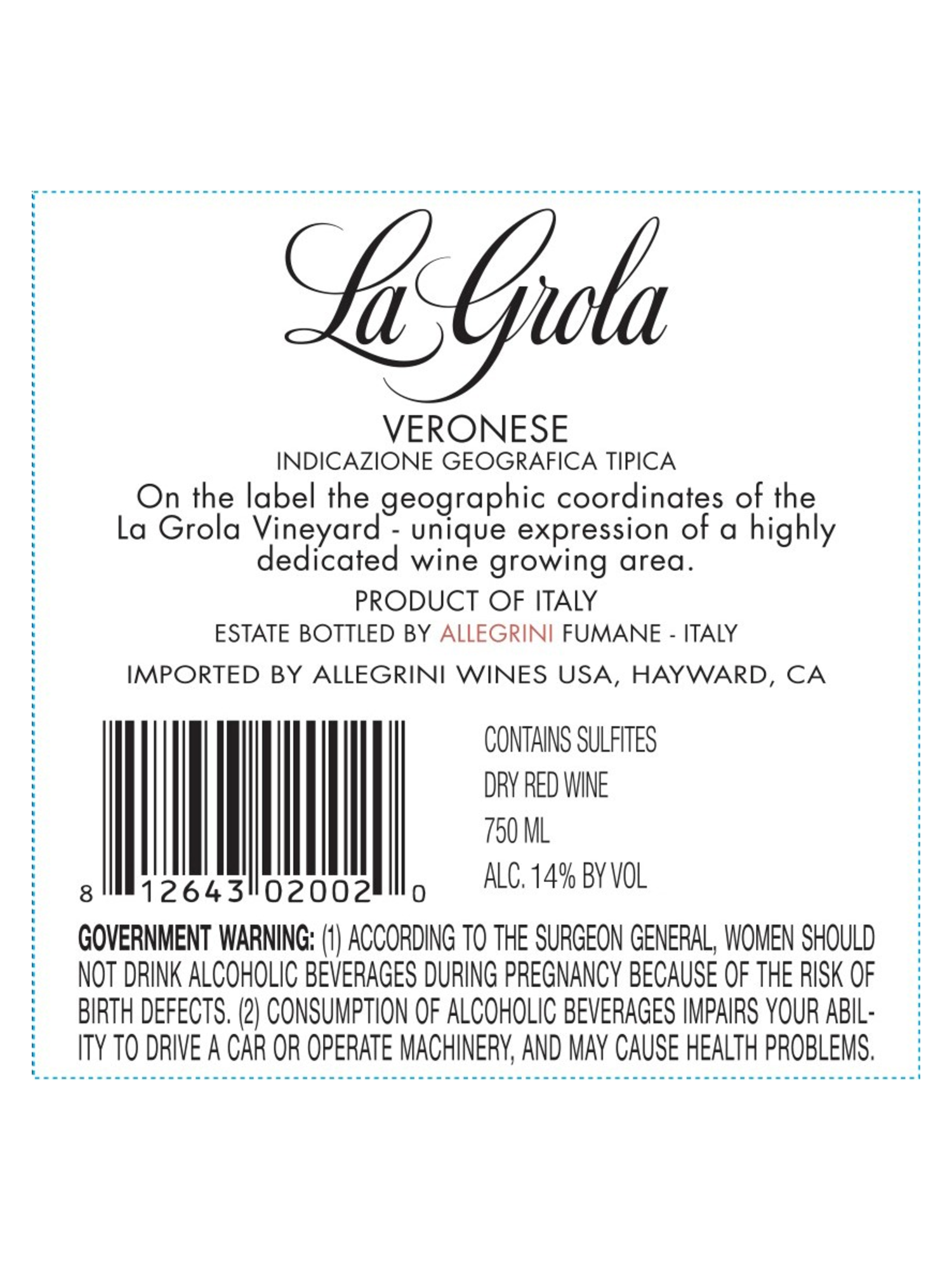 Allegrini La Grola Veneto IGT V15 750ML image number 4