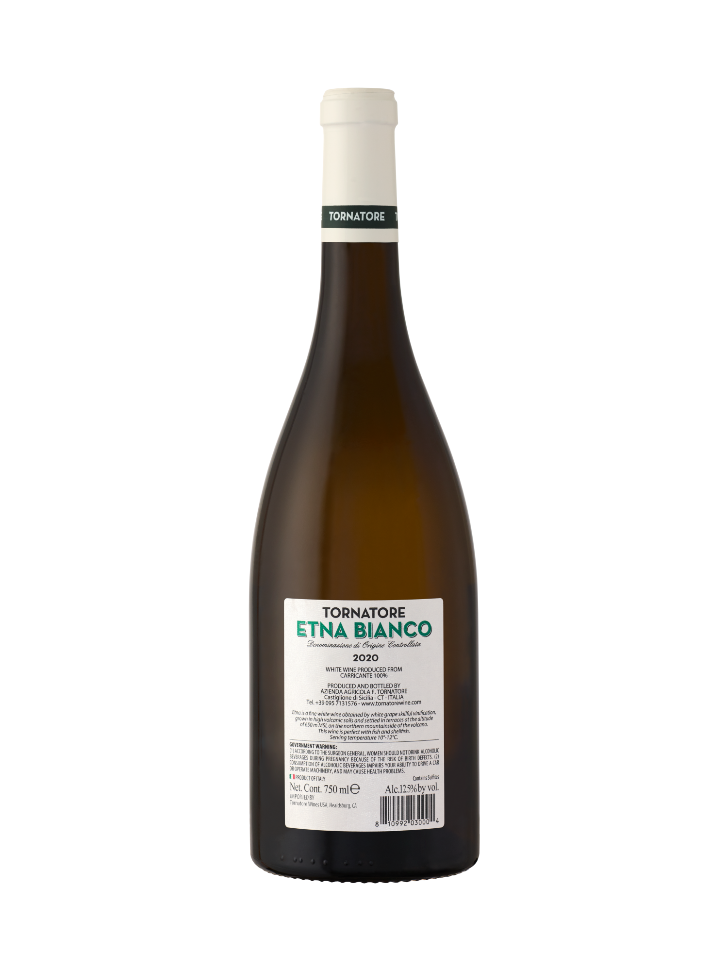 Tornatore Etna Bianco DOC V20 750ML image number 2