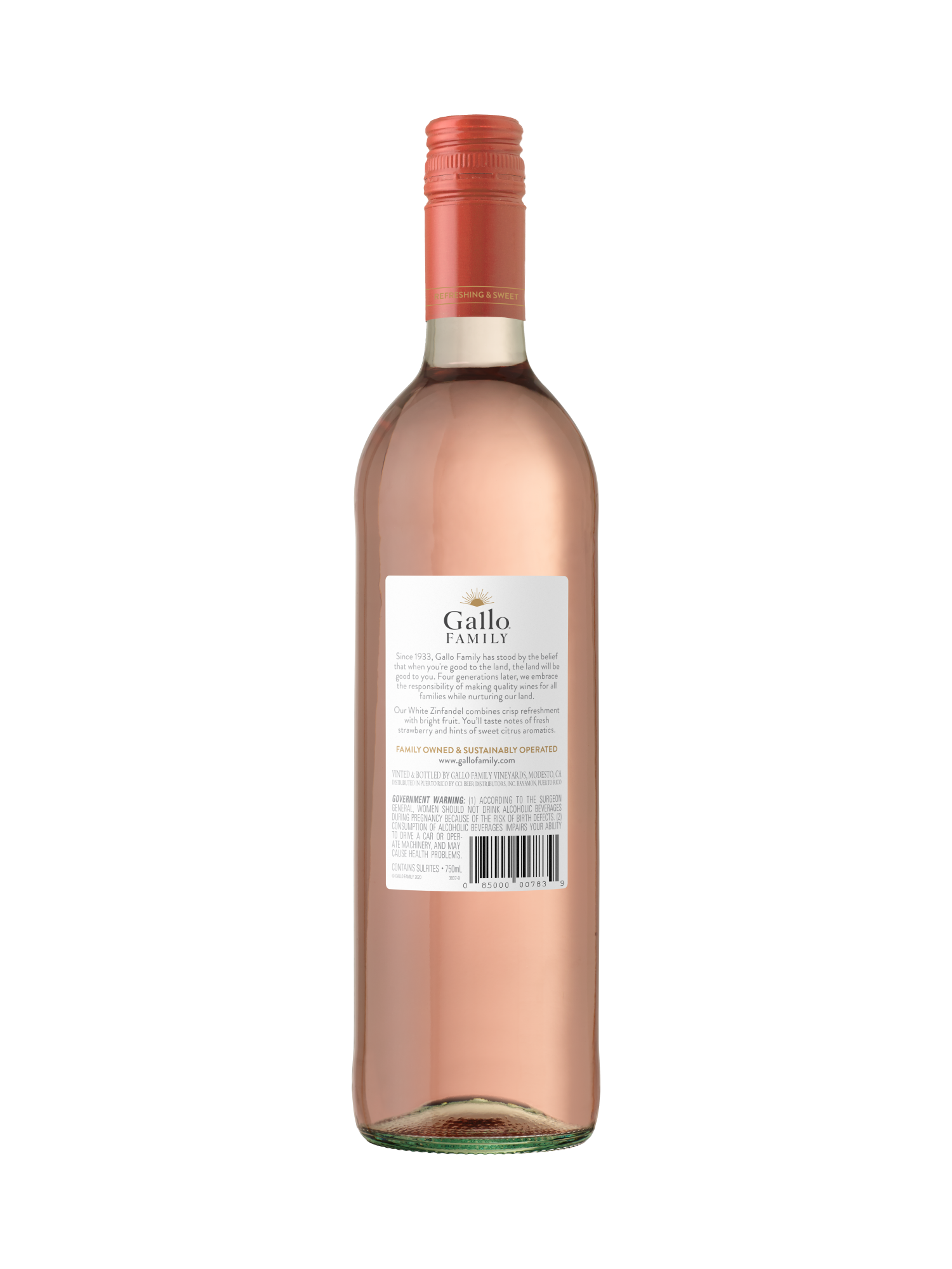 Gallo Family Vineyards White Zinfandel 750ML image number 2
