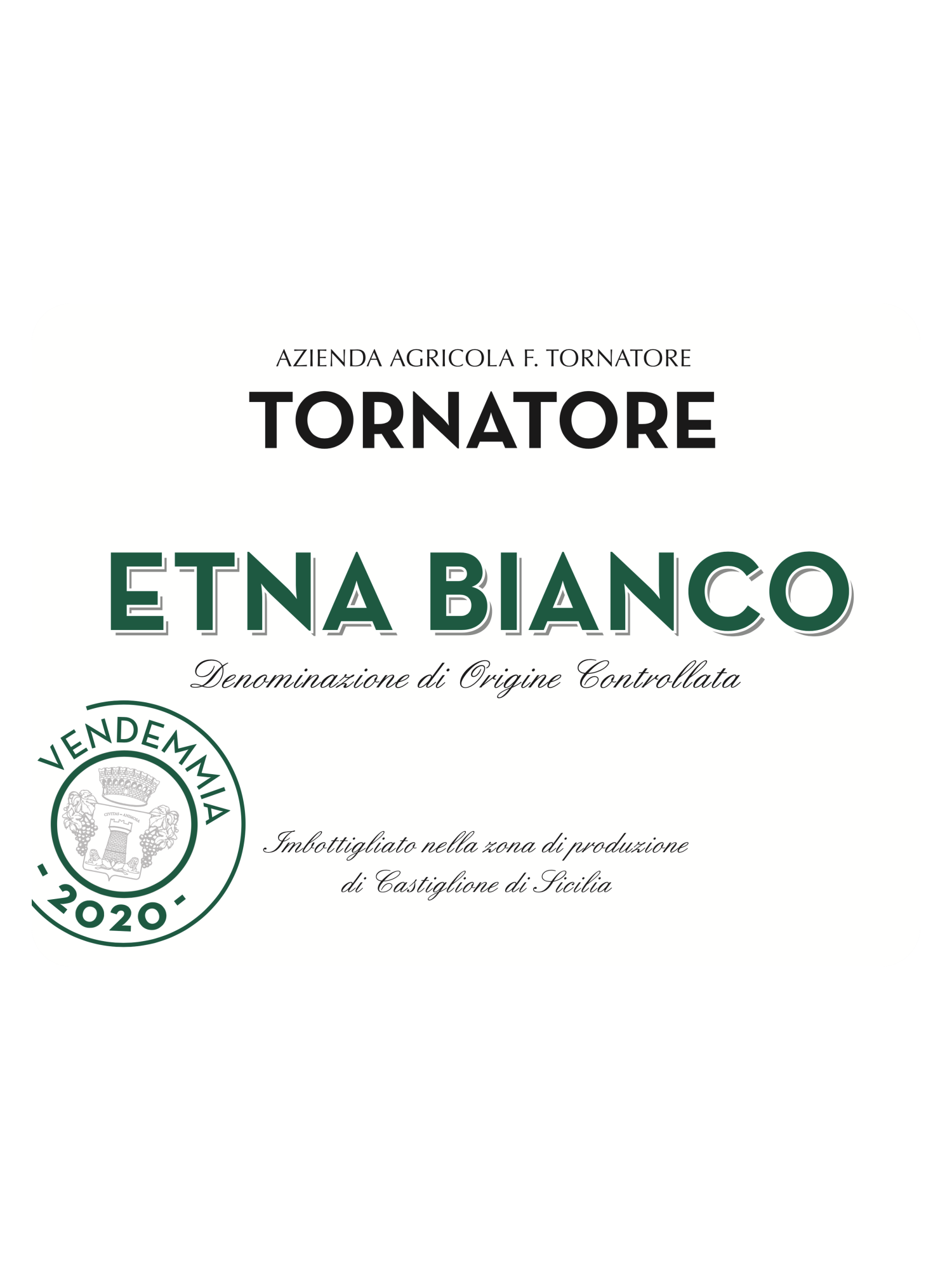 Tornatore Etna Bianco DOC V20 750ML image number 3