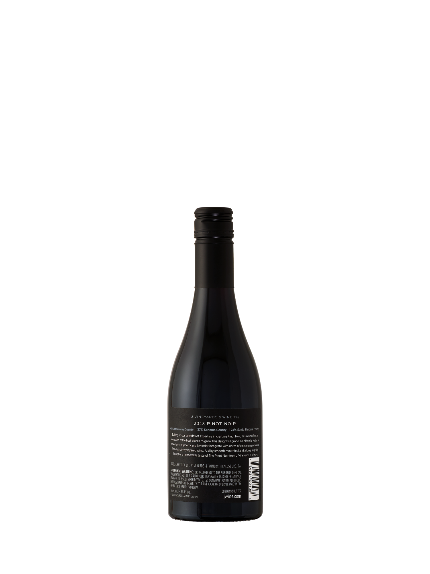 J California Pinot Noir V18 375ML image number 4