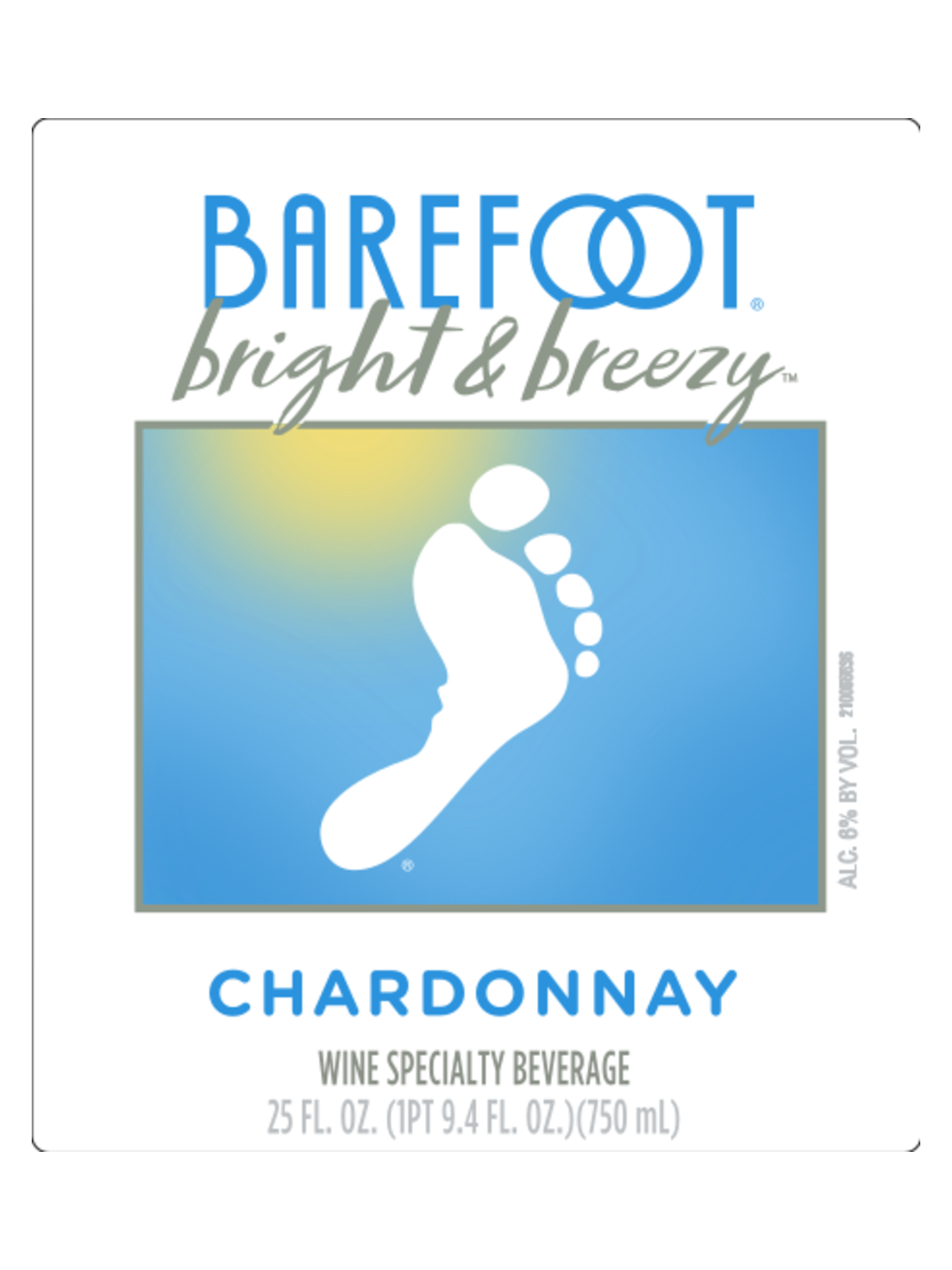 Barefoot Bright & Breezy Chardonnay 750ML image number 5