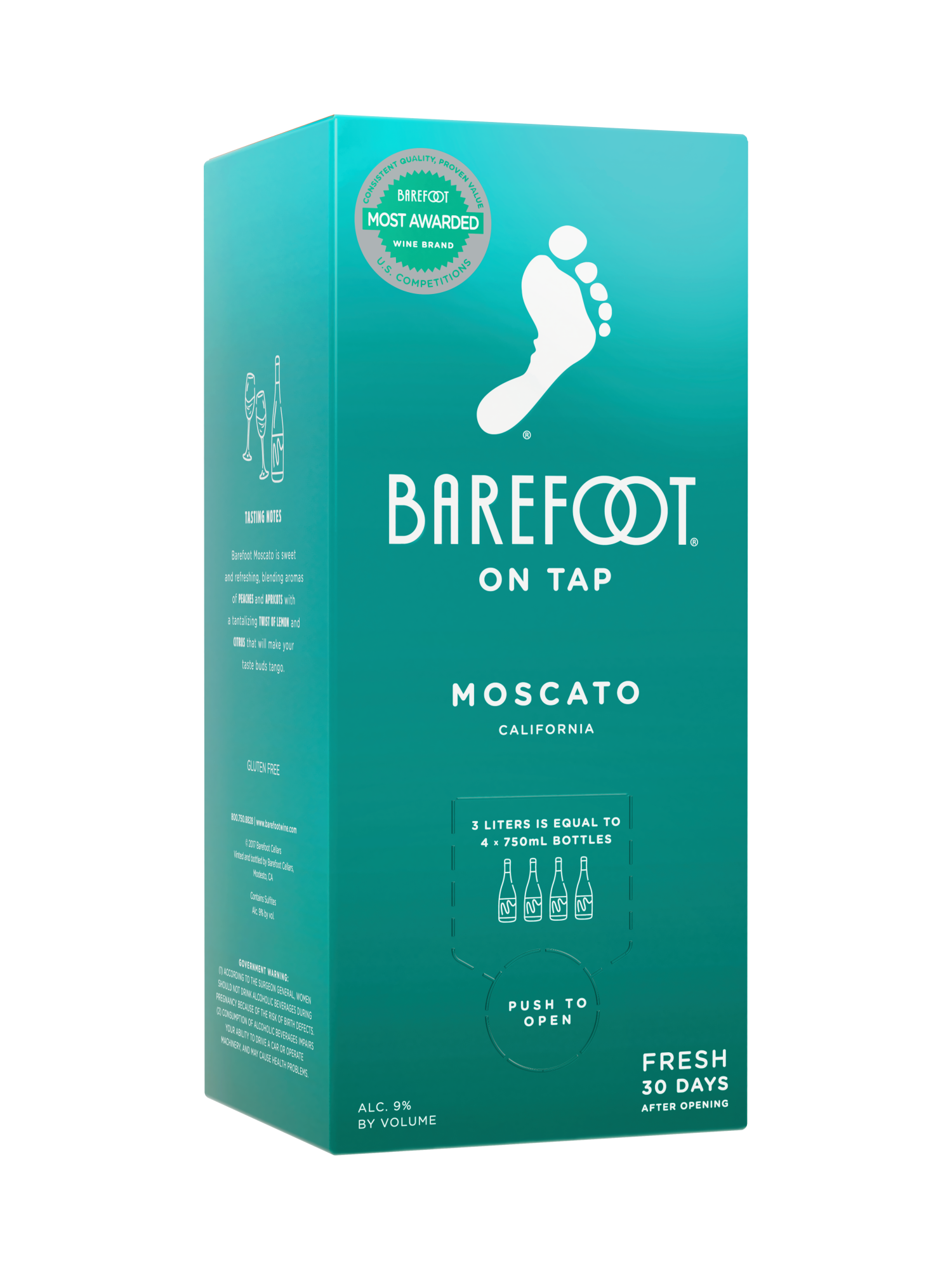 Barefoot Moscato 3.0L image number 4