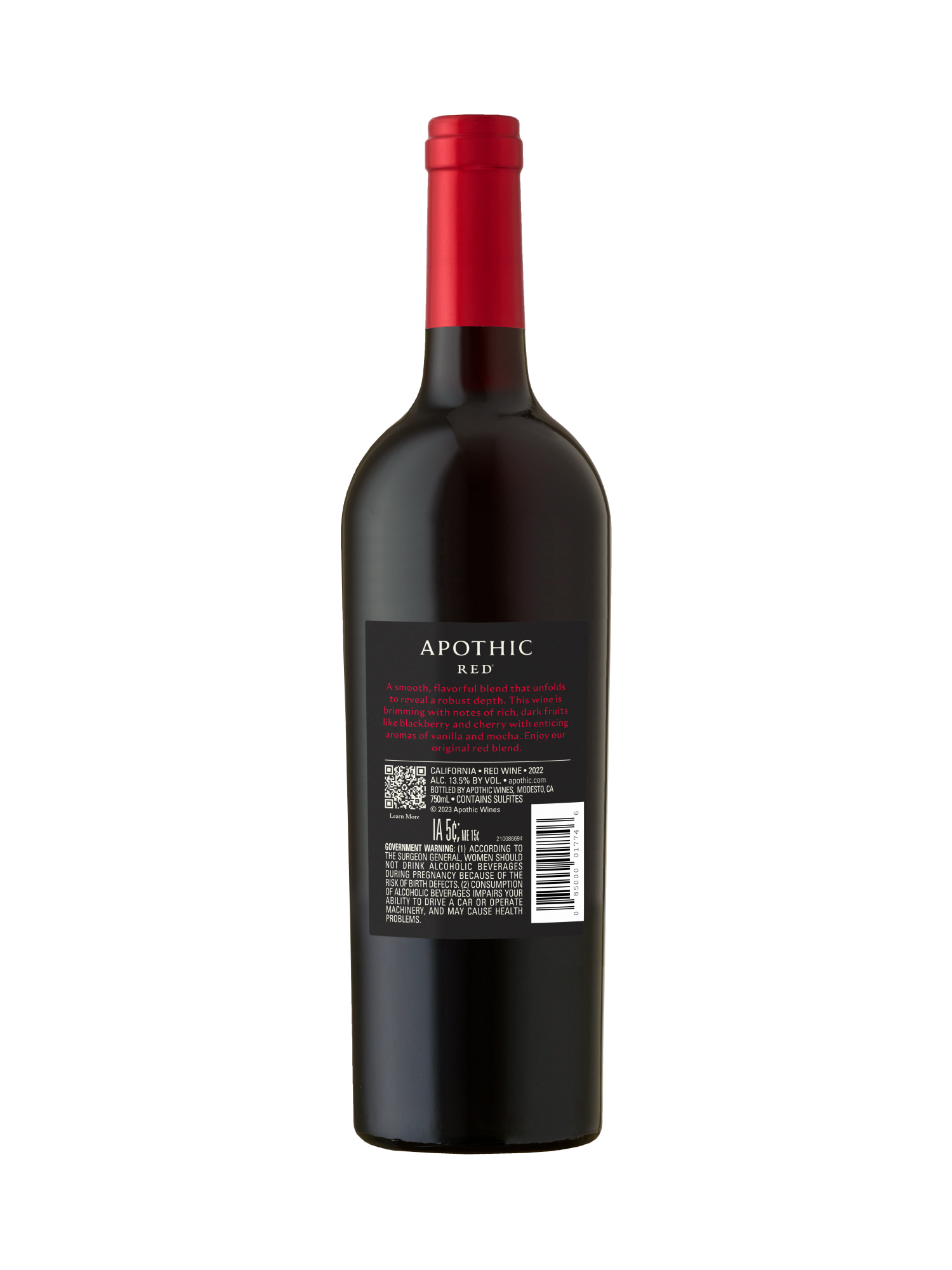 Apothic Red V22 750ML image number 2